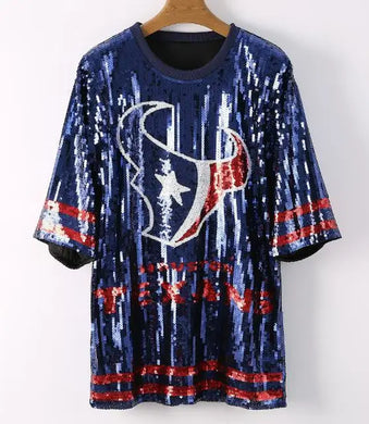 Houston Texans Sparkly Sequin Dress