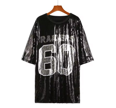 Las Vegas Raiders Sparkly Sequin Dress