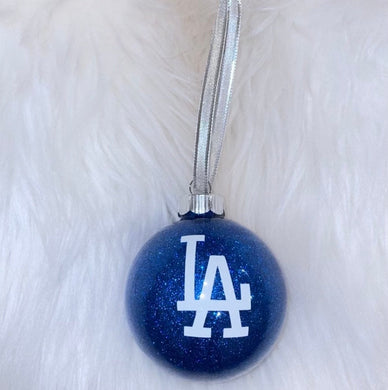 LA Dodgers Christmas Ornament